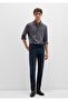 Black Gray Shirt Slim Fit / Slim Fit 0211908-85309 - 2