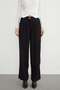 Elastic Waist Buttoned Palazzo Pants - 4