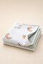 100% Cotton Double-Sided Muslin Pique Blanket – 100X85 cm - 2