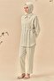 Fi̇le Detailled Pants Suit 46452 - 2