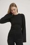 Spanish Sleeve Ruffle Detailed Regular Fit Knitted Blouse