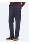 Navy Blue Striped Woven Jogging Fit Casual Trousers - 3