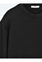 Black Plain Sweatshirt - 7