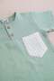Striped Muslin Fabric Boys' 2-Piece Set - 4