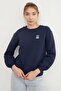3 Thread Stone Embroidered Teddy Bear Embroidered Sweatshirt - 5