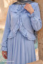 Tied Ruffle Modal Baby Blue Set - 2