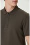 N-Tech Haki Fermuarlı Pike Tshirt - 6
