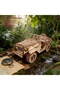 WHITE DIY Wooden 3D Puzzle Jeep Model Kit Creative Birthday or Holiday Gift Educational Toy Exquisit - 6