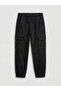 Two Mt Shop Quality Lcw Kids Black Elastic Waist Boys Cargo Pants - 3