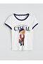 Lcw Dream Navy Blue Bear Teddy Printed Women's Shorts Pajama Set - 6