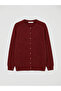 Nevavm Oval Collar Self-Patterned Women's Knitwear Cardigan with a Difference - 5