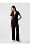 Trendlucky Women's Pajama Set with V-Neck Bow Detail