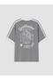 Xside gray crewneck Printed men's t-shirt - 6