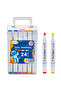 Back to School Stationery Set Ultimate Combo 79-Piece Kit with 200-Page Notebooks, Dual-Tip Markers & Ball-pens - 6