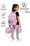 Primary School Bag Set of 3 - Character Pattern Powder for Girl
