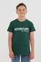100% Cotton Adventure Text Printed Boy's T-Shirt