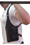 100% genuine leather holster bag, vest, phone, wallet, card holder, pocket square - 3