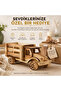Handmade Natural Wooden Toy Truck Construction Engineering Vehicle Model Model Children's Special Day Gift - 6