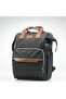 Luxury Leather Thermal Compartment Waterproof Stain Resistant Wipe-Clean Mom and Baby Care Backpack - 3