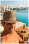 Mj Sporty Striped Straw Trilby Hat - Casual and Vacation Hat (58-59 Cm, Women/Men) - 4