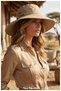 Unisex 9 cm Safari Hat with Visor and Mesh - Camping, Fishing, Outdoor Nature Hat - 6