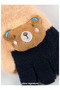 Soft Children's Gloves with Cute Bear Accessories (1-3 Years Old)