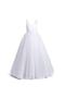 Simple Long Stylish Girl's Dress - 3