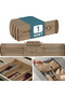 1Pc Adjustable Drawer Divider Drawer Cabinet Organizer