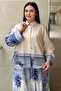 Palm Tree Patterned Shirt Skirt Set - 3