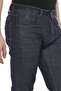 Men's Navy Blue Dark Blue Small Pocket Detailed Casual Denim Trousers - 4