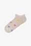 5 Pairs of Cotton Colorful Pauntiye Patterned Booties Socks - 2