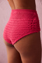Pembe Pia Triko Şort Bikini Altı - 2