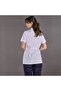 Women's Prevailing Collar Short Sleeve Short Apron Nurse Pharmacist Teacher Doctor - Alpaca Fabric - 3