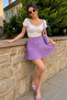 Women's Pleated Mini Skirt - 2