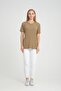 V-Neck T-Shirt with Tipples Comfort Fit (E24-74602)