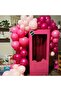 Other As picture 112pcs pink Balloon Arch wreath set, pink ballo with rose exploding stars and pink - 4