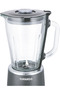 Blender Grey 1.5L Glass Jar with Powerful Stainless Steel Blades TBL9003-GS - 4