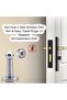 Screw-On Magnetic Metal Stopper for Behind the Door, Chrome Holder, Holder, Stopper - 3