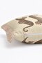 Double Leopard Patterned Cream Cushion Cover - Cream Fringed Pillowcase - 4