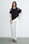 Stone Flower Printed Casual T-Shirt - 5