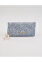 Women's Chain Strap Clutch Bag with Charm Detail - 2