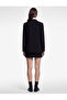 Crepe Fabric Shawl Collar 3/4 Sleeve Blazer Jacket - 4