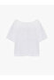 Cotton Oversize Short Sleeve Printed Boat Neck Sports T-Shirt - 7