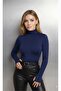 Round Neck Women's Long Sleeve Stretch Fabric Bodysuit with Toes
