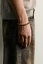 Tiger's Eye Natural Stone Men's Bracelet – Adjustable Macrame Bracelet with Hematite Detail