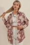 Women's Oversize Long Shirt D.Dusty Rose 1001 - 4