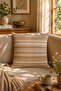 Echo Premium Jacquard Woven Caramel Cushion Cover 43X43 cm
