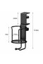 Table Edge Cup Holder and Headphone Hanger, Clamp-On Metal Desk Drink Holder, Adjustable Desk Cup Holder, Office Gamer Desk Organizer for Coffee Mug, Thermos and Water Bottle, Black - 6
