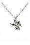 Unisex Necklace with Kung Fu Martial Art Figure – 60 cm Chain, Symbol of Energy and Discipline