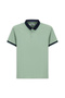 Polo Neck Regular Fit Patterned Cotton T-Shirt - 2